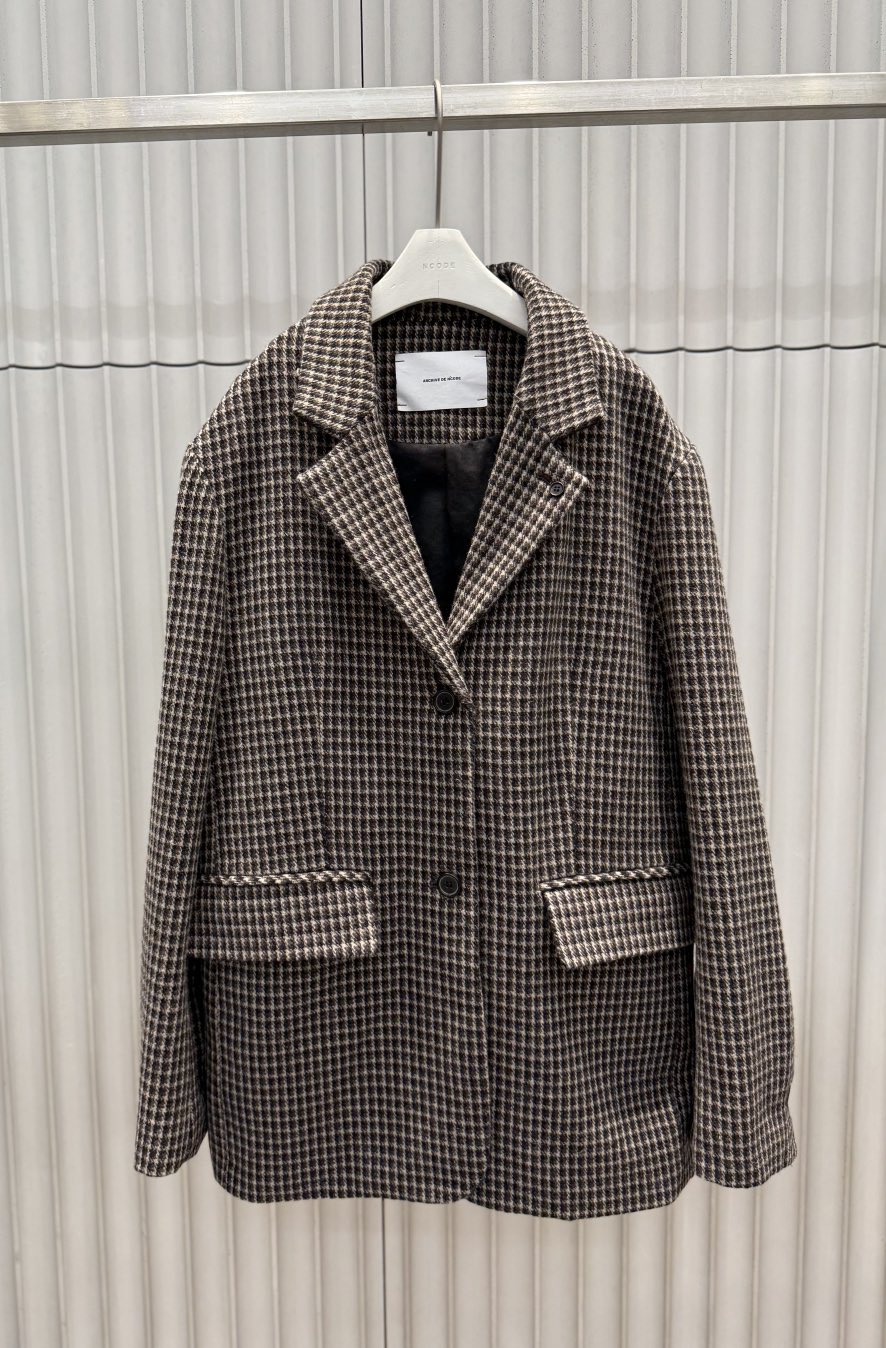 NCODE韓國代購㊣女士新品推薦人氣職業25秋冬時尚休閑真品夾克NCODE夾克圖色2棕色