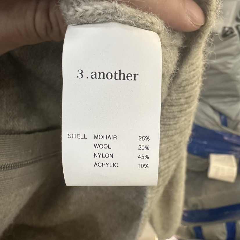 3 ANOTHER韓國直郵㊣女裝新款人氣推薦熱賣毛衣馬海毛拉鏈3 ANOTHER毛衣