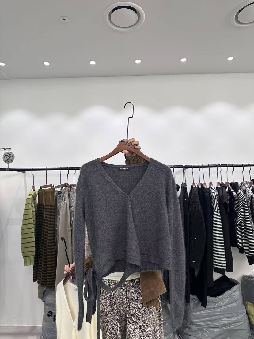 WATERMELON東大門㊣實拍女裝新品休閑人氣熱賣針織衫安哥拉WATER MELON針織衫圖色3