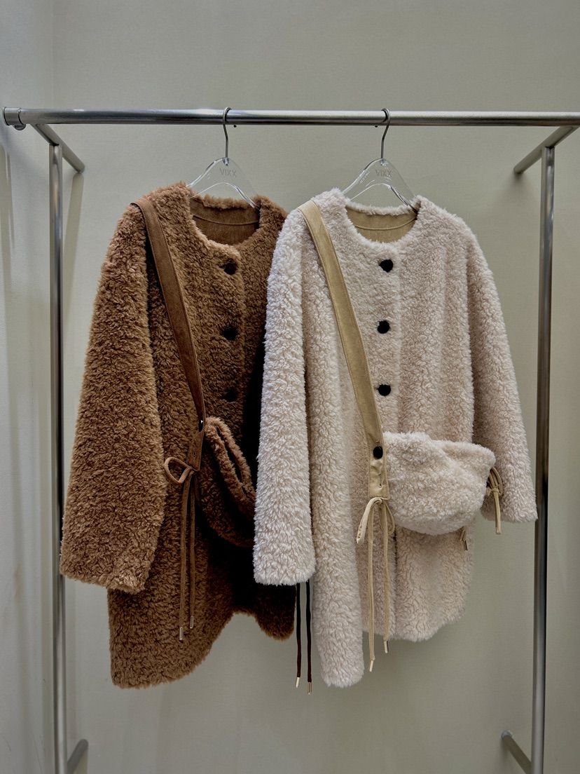 LATTE-P韓國直郵㊣女士新品人氣推薦真品職業中長款大衣含包LATTE-P中長款大衣