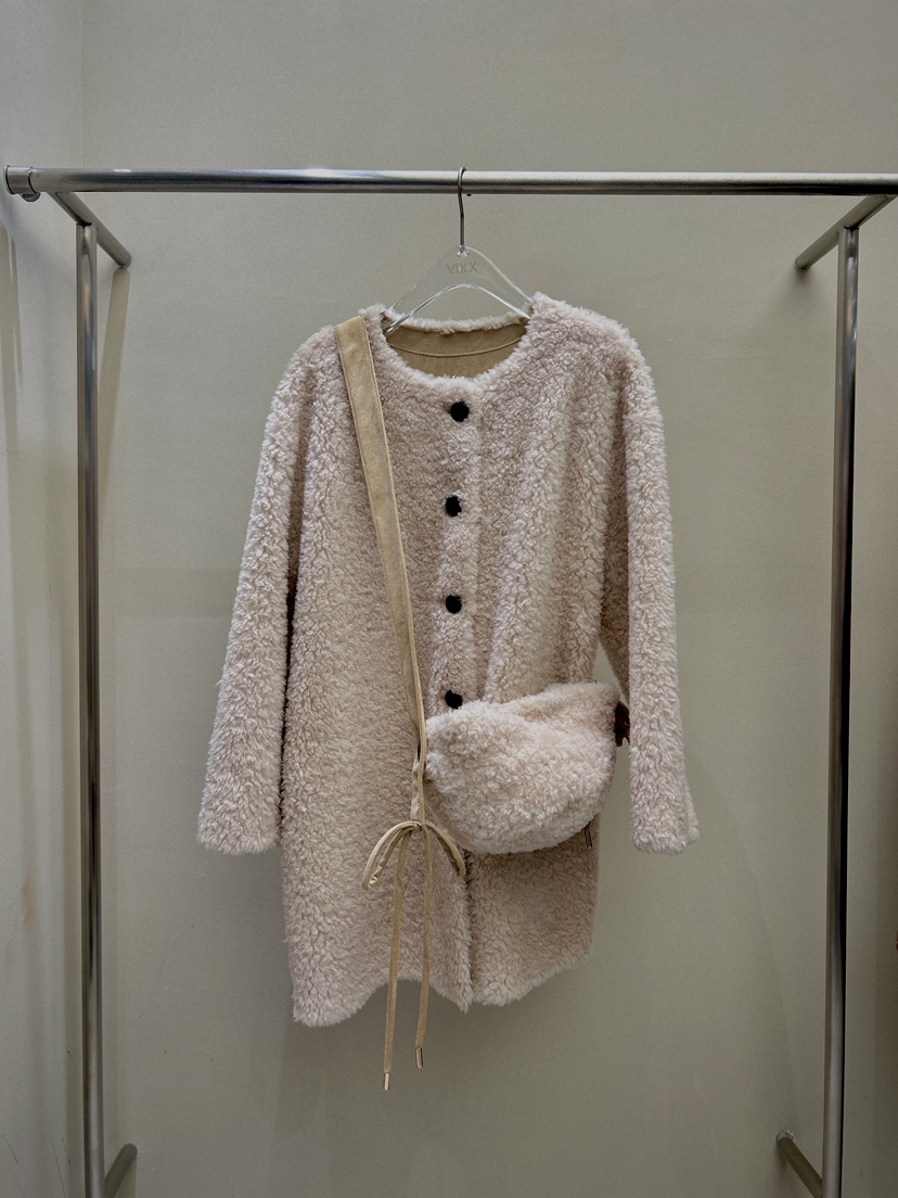 LATTE-P韓國直郵㊣女士新品人氣推薦真品職業中長款大衣含包LATTE-P中長款大衣圖色1