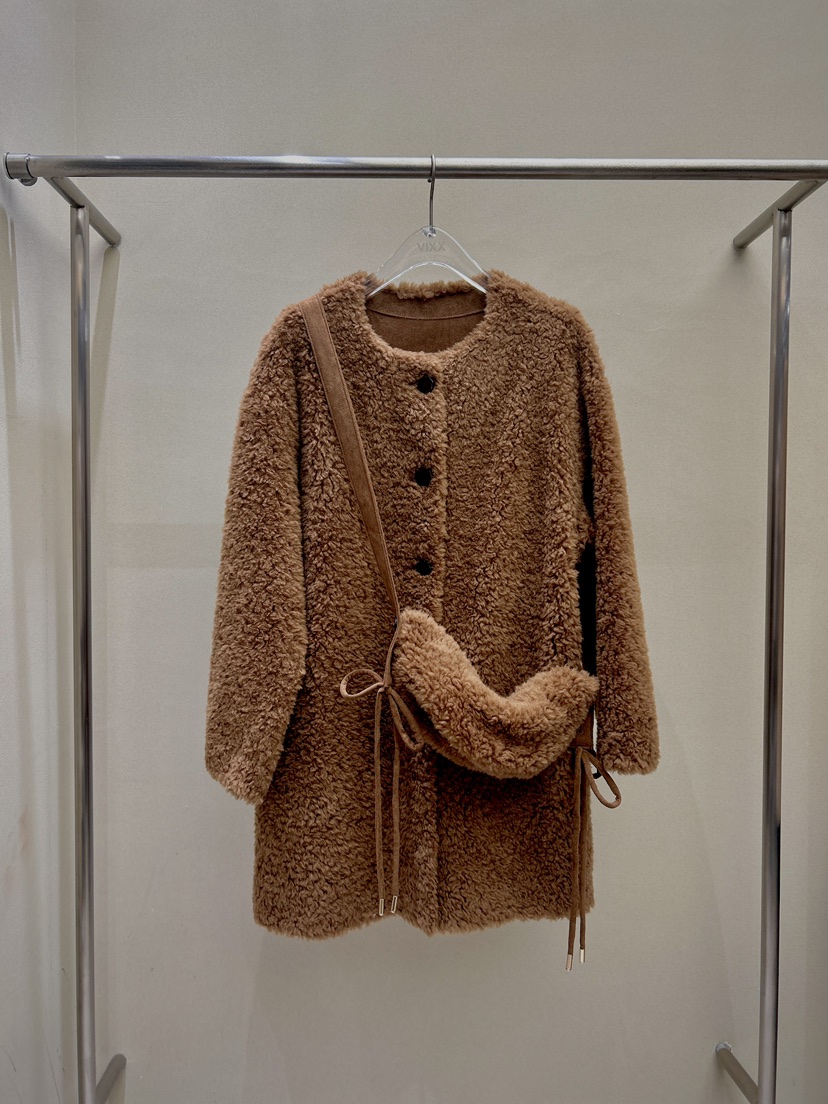 LATTE-P韓國直郵㊣女士新品人氣推薦真品職業中長款大衣含包LATTE-P中長款大衣圖色2