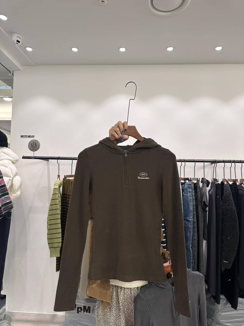 WATERMELON東大門㊣實拍女士新款真品時尚25秋冬熱賣長袖T恤WATER MELON長袖T恤圖色4