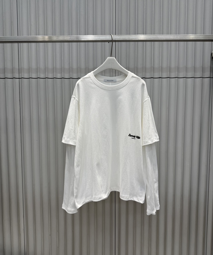 NCODE韓國代購㊣女裝新品25秋冬熱賣時尚真品長袖T恤假兩件NCODE長袖T恤圖色1