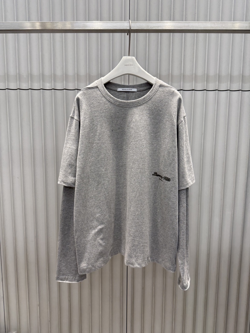 NCODE韓國代購㊣女裝新品25秋冬熱賣時尚真品長袖T恤假兩件NCODE長袖T恤圖色2