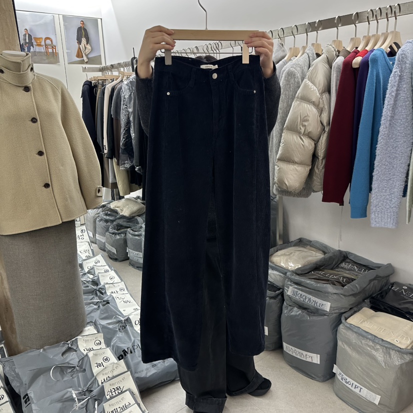 WRITTEN BY東大門㊣直郵女士新品時尚休閑褲不含腰帶燈芯絨WRITTEN BY休閑褲圖色2