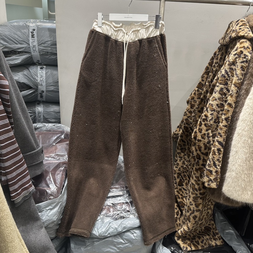 THE SECOND GROW韓國直郵㊣女裝新品25秋冬職業休閑褲羊毛THE SECOND GROW休閑褲圖色1