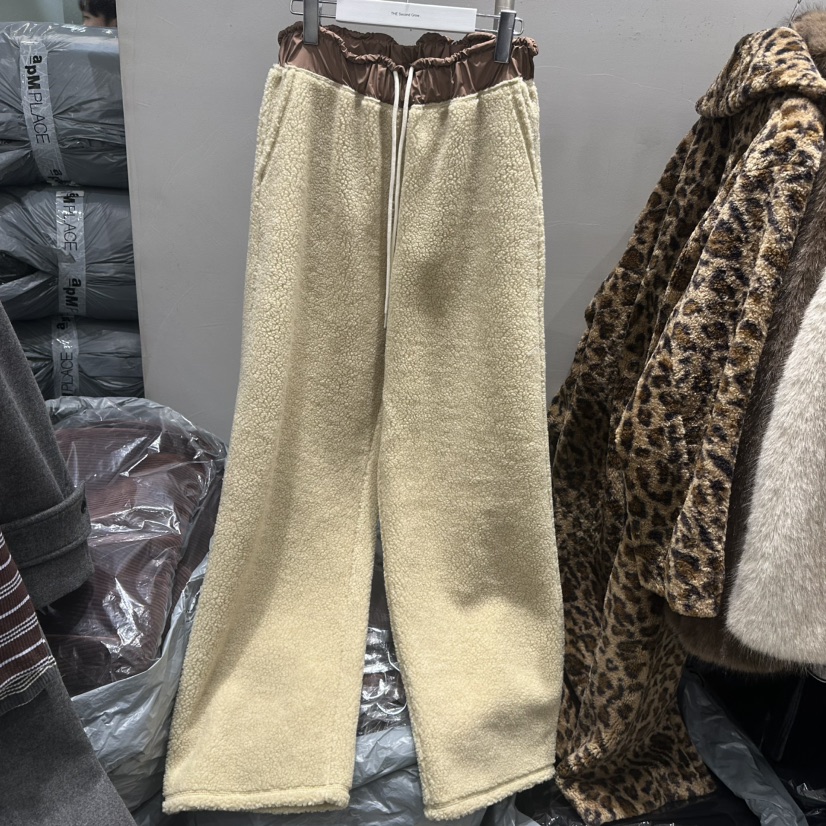 THE SECOND GROW韓國直郵㊣女裝新品25秋冬職業休閑褲羊毛THE SECOND GROW休閑褲圖色2