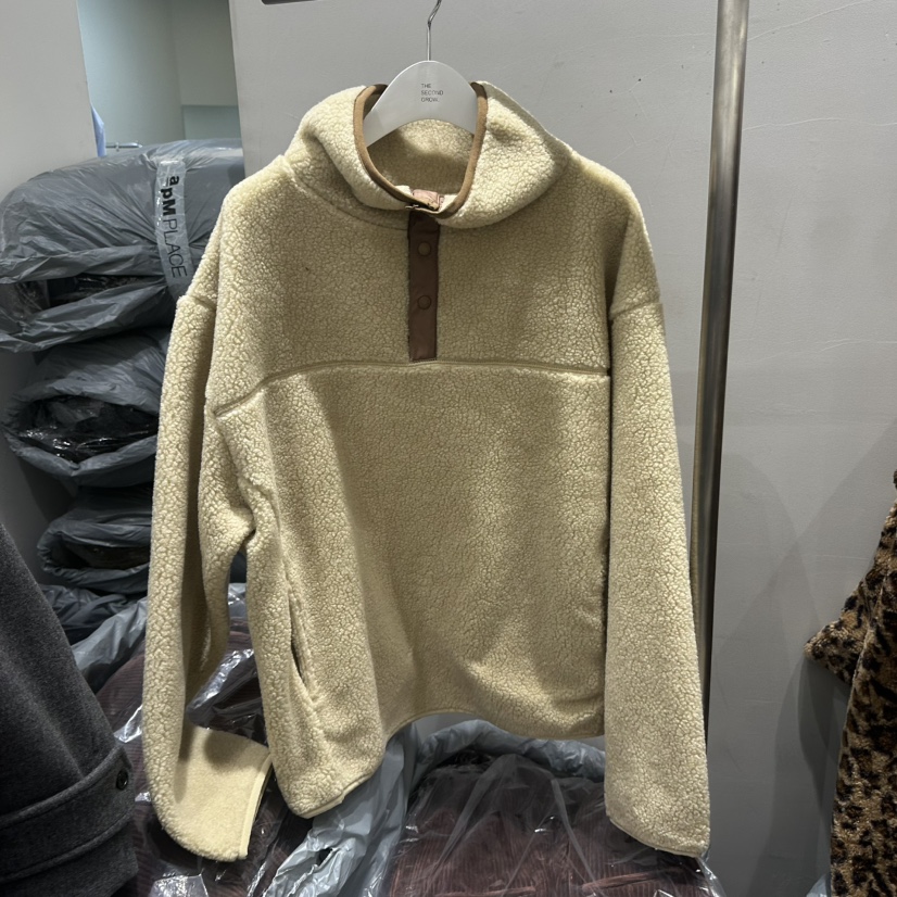 THE SECOND GROW東大門㊣直郵女裝新品真品職業衛衣羊毛拉鏈THE SECOND GROW衛衣圖色2