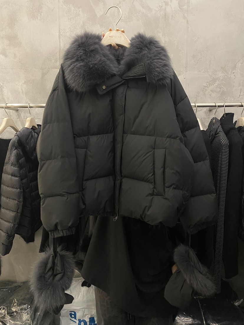 THE VETIVER-A東大門㊣實拍女士新款25秋冬職業短款羽絨服VETIVER短款羽絨服圖色2