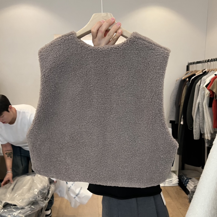 LA MAGIE FEMME東大門㊣直郵女士新品推薦人氣馬甲兩面穿Lamagie Femme馬甲