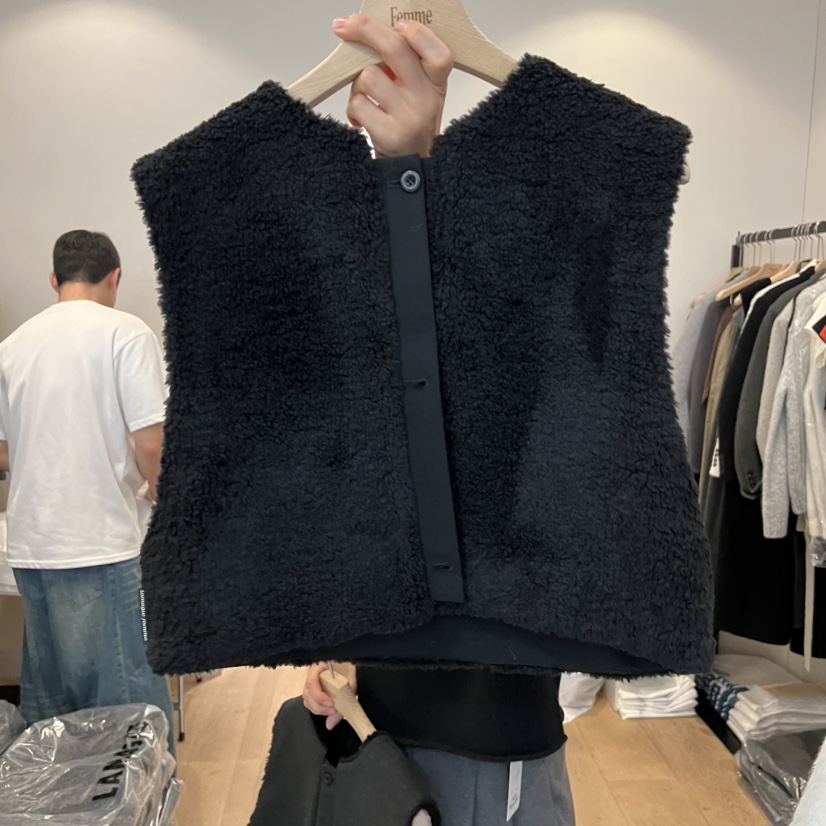 LA MAGIE FEMME東大門㊣直郵女士新品推薦人氣馬甲兩面穿Lamagie Femme馬甲圖色3