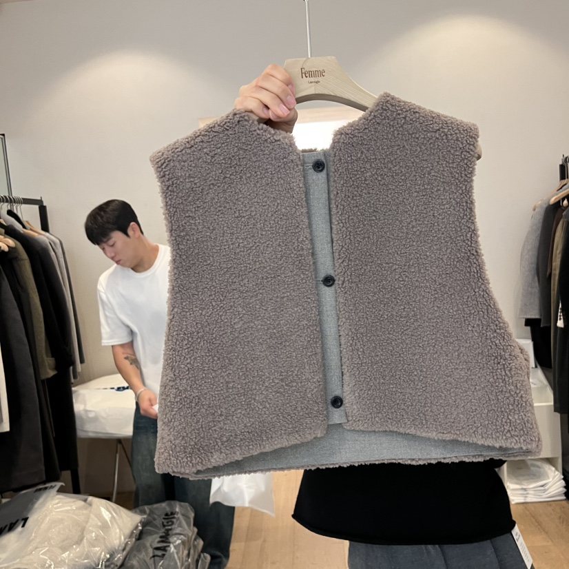 LA MAGIE FEMME東大門㊣直郵女士新品推薦人氣馬甲兩面穿Lamagie Femme馬甲圖色4