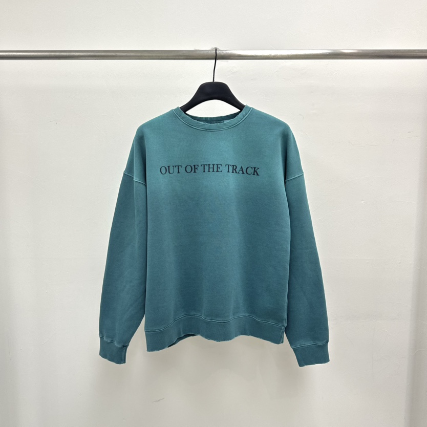 RIVER東大門㊣代購女裝新品時尚25秋冬推薦熱賣休閑衛衣復古WATER/RIVER衛衣圖色2