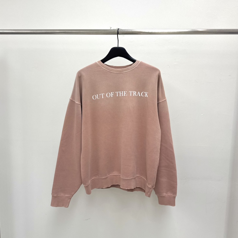 RIVER東大門㊣代購女裝新品時尚25秋冬推薦熱賣休閑衛衣復古WATER/RIVER衛衣圖色3