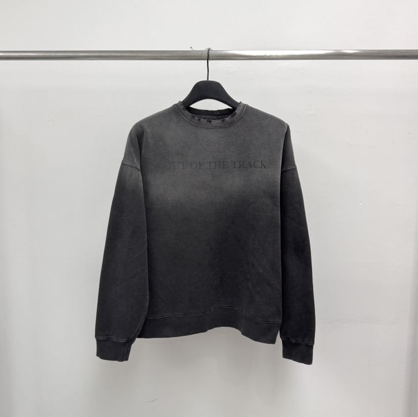 RIVER東大門㊣代購女裝新品時尚25秋冬推薦熱賣休閑衛衣復古WATER/RIVER衛衣圖色4