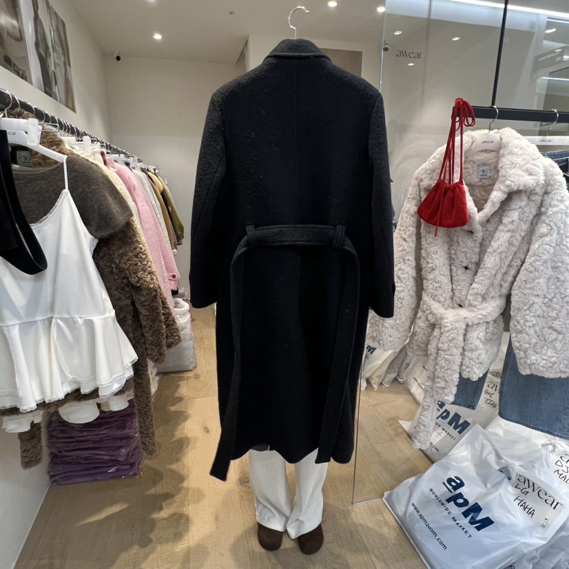 RUMIRU/AWEAR東大門㊣實拍女士新款真品人氣25秋冬中長款大衣awear/RUMIRU中長款大衣