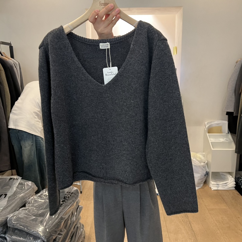 LA MAGIE FEMME東大門㊣代購女裝新品休閑職業熱賣針織衫Lamagie Femme針織衫圖色1