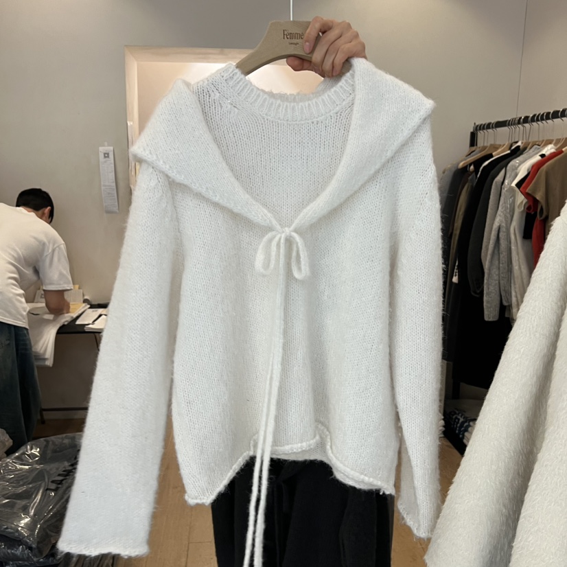 LA MAGIE FEMME東大門㊣代購女士新款25秋冬人氣熱賣針織衫Lamagie Femme針織衫圖色2