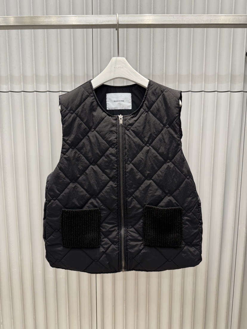 NCODE東大門㊣實拍女裝新款25秋冬熱賣休閑人氣推薦馬甲口袋NCODE馬甲圖色2