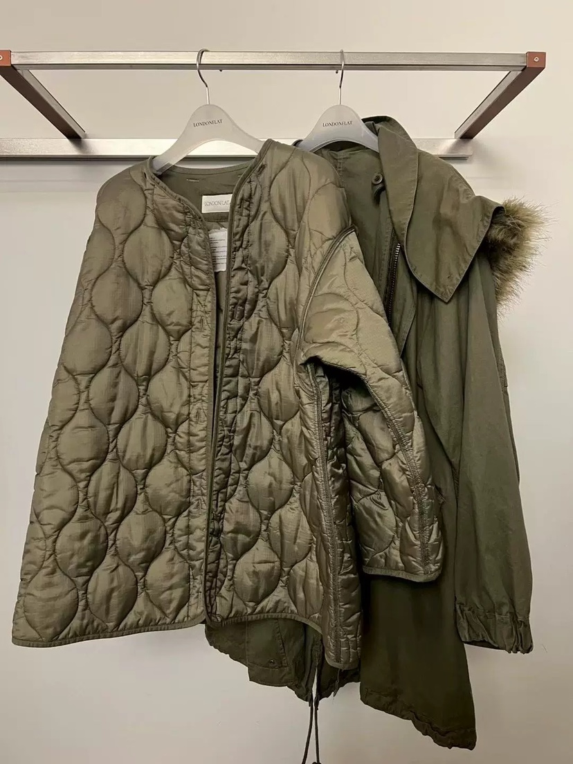 LONDON FLAT韓國直郵㊣女裝新款25秋冬休閑時尚人氣長款棉服LONDON FLAT長款棉服