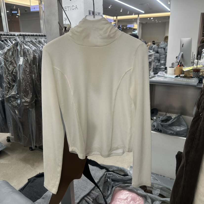 HELVETICA東大門㊣直郵女裝新品職業熱賣長袖T恤連帽衫高領HELVETICA長袖T恤圖色1