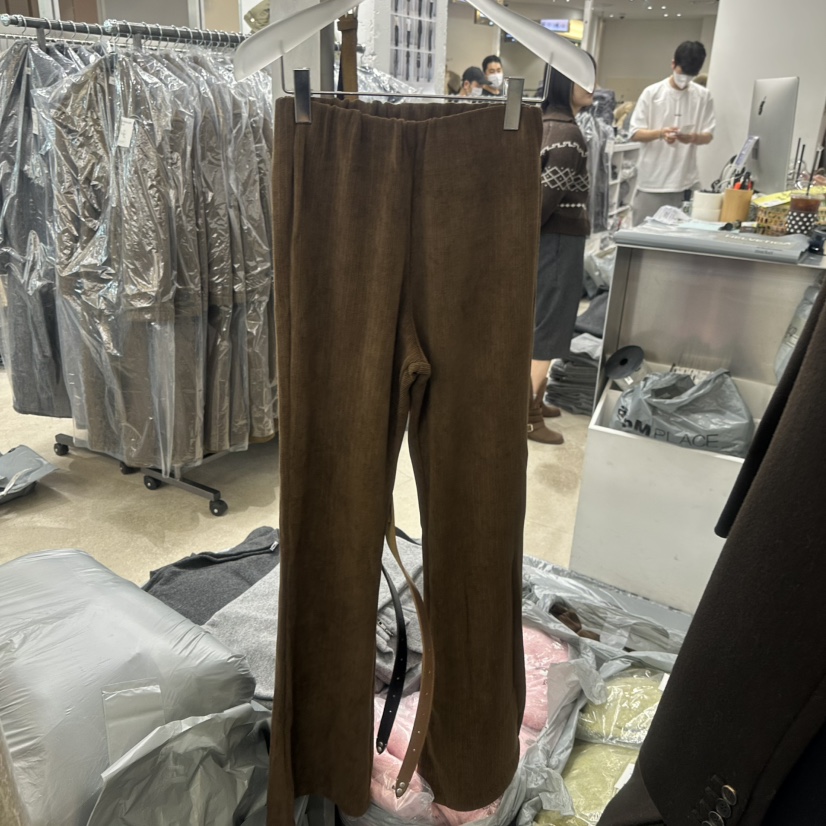 HELVETICA韓國代購㊣女裝新款休閑25秋冬真品時尚人氣休閑褲HELVETICA休閑褲圖色1