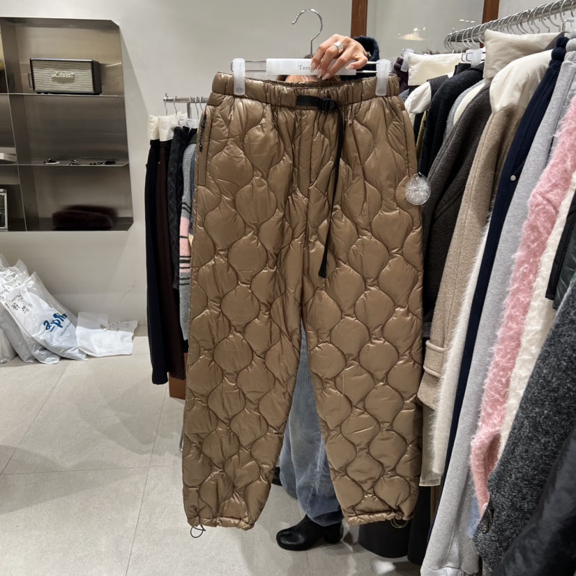 TEMPTING東大門㊣實拍女裝新款人氣職業真品休閑褲填充鴨絨TEMPTING休閑褲圖色2