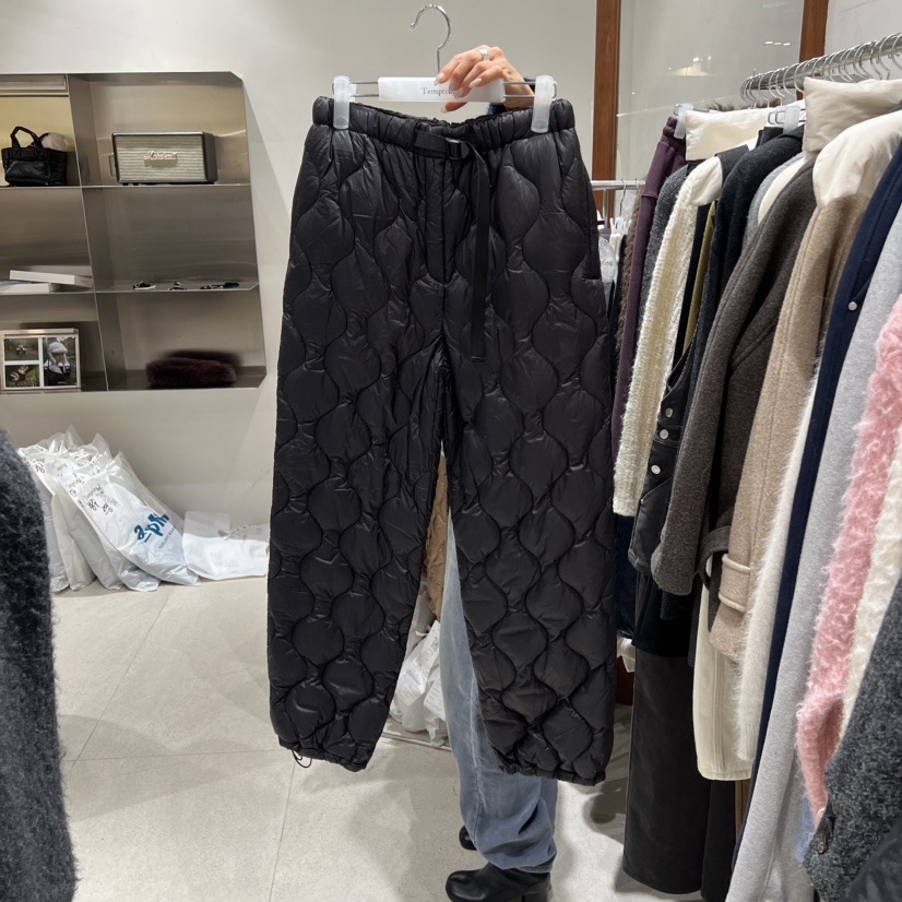TEMPTING東大門㊣實拍女裝新款人氣職業真品休閑褲填充鴨絨TEMPTING休閑褲圖色3