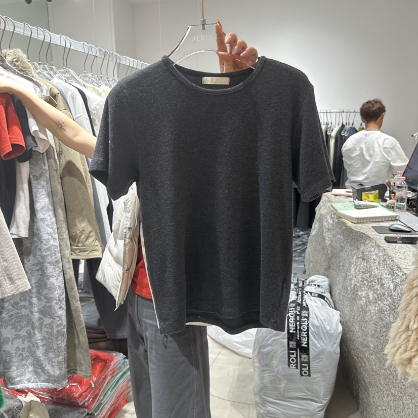 NEROLI 36韓國直郵㊣女士新品職業真品熱賣25秋冬人氣休閑T恤NEROLI 36T恤圖色4墨色