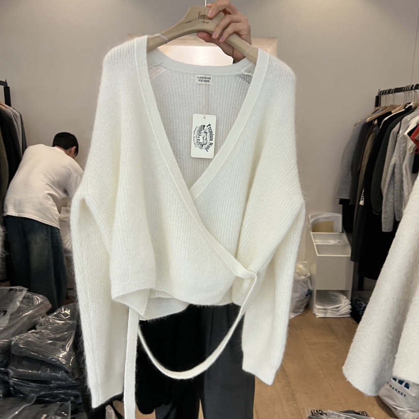 LA MAGIE FEMME東大門㊣直郵女裝新品人氣熱賣針織衫開衫Lamagie Femme針織衫圖色2