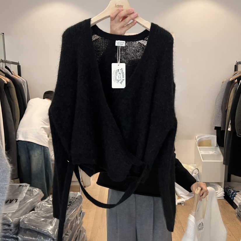 LA MAGIE FEMME東大門㊣直郵女裝新品人氣熱賣針織衫開衫Lamagie Femme針織衫圖色3