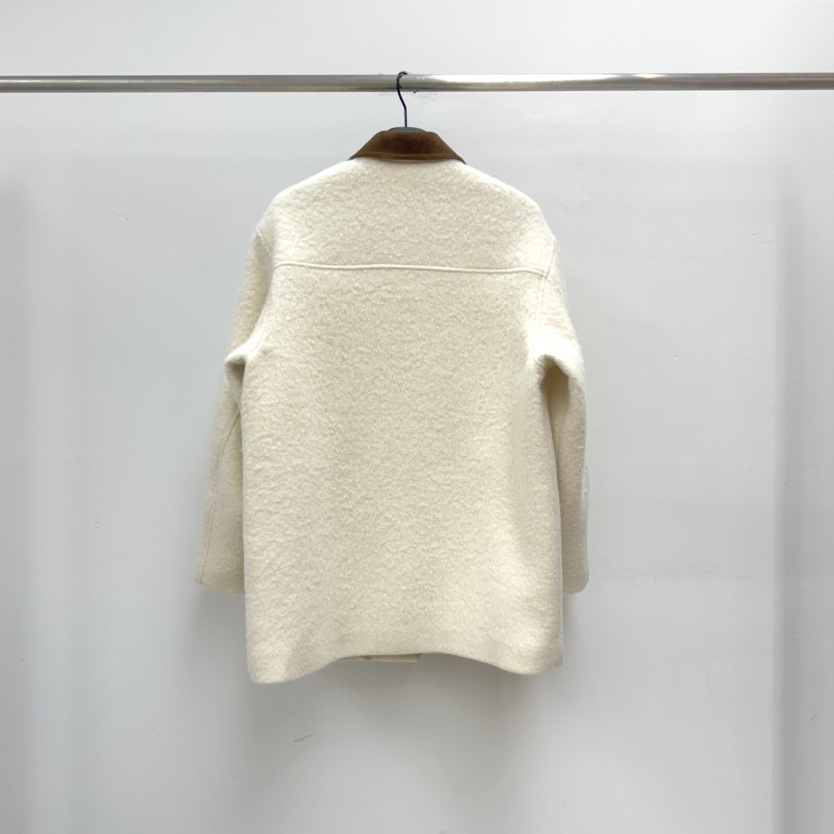 RIVER東大門㊣代購女士新款職業真品休閑熱賣25秋冬短款大衣羊駝WATER/RIVER短款大衣