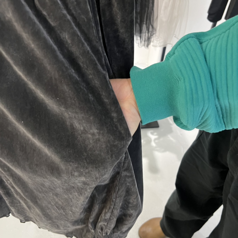 NEU ADULT東大門㊣代購女士新款人氣時尚半身裙中短裙天鵝絨NEU ADULT半身裙/中短裙