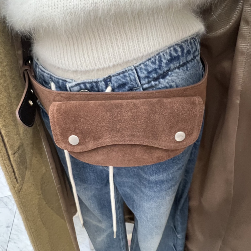 RUMIRU/AWEAR東大門㊣代購女裝新品職業休閑人氣推薦熱賣腰包awear/RUMIRU腰包圖色1