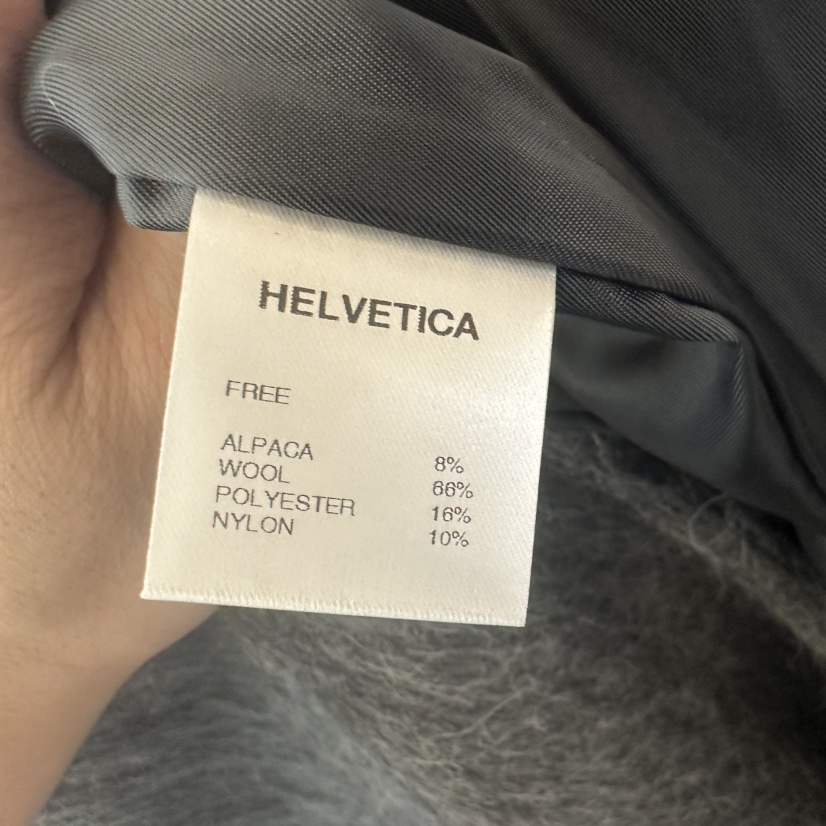 HELVETICA東大門㊣實拍女裝新款休閑推薦人氣中長款大衣含腰帶HELVETICA中長款大衣