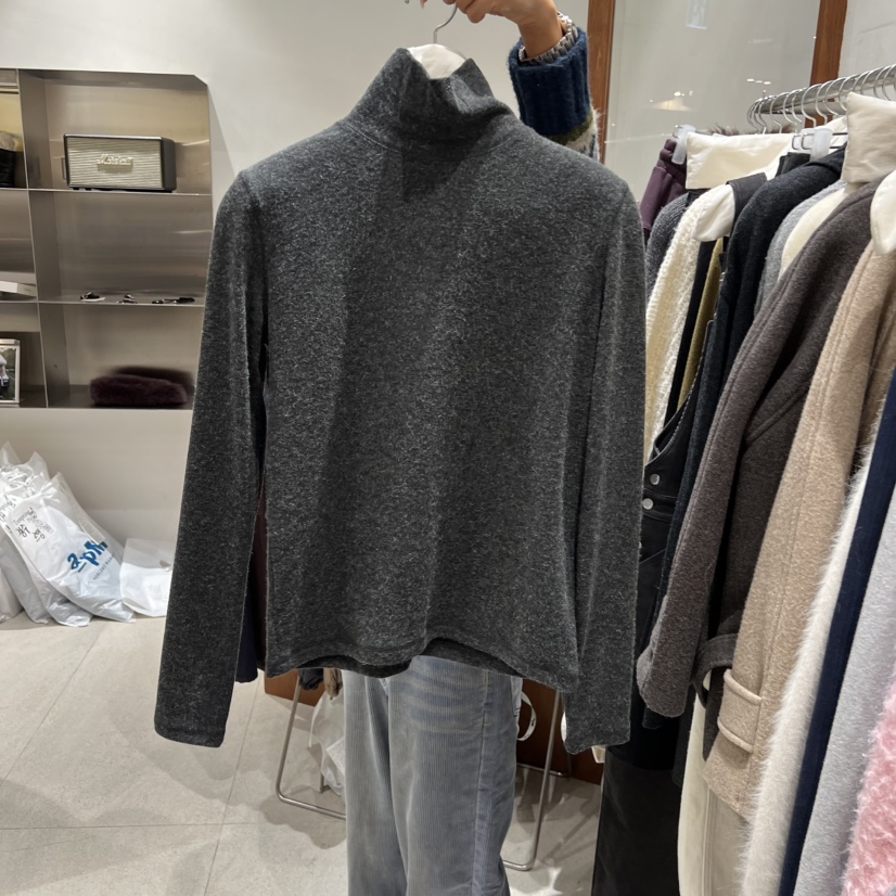 TEMPTING韓國代購㊣女士新品熱賣25秋冬時尚職業長袖T恤安哥拉TEMPTING長袖T恤圖色3