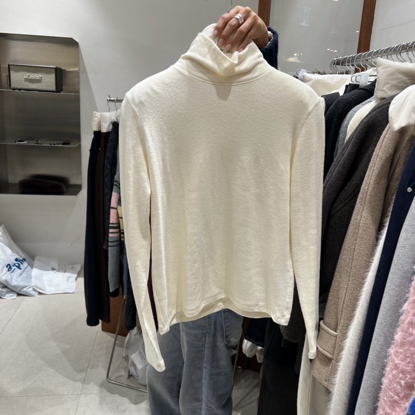 TEMPTING韓國代購㊣女士新品熱賣25秋冬時尚職業長袖T恤安哥拉TEMPTING長袖T恤圖色7