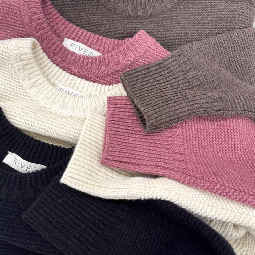 RIVER東大門㊣實拍女裝新品休閑職業熱賣人氣時尚毛衣雙排扣WATER/RIVER毛衣