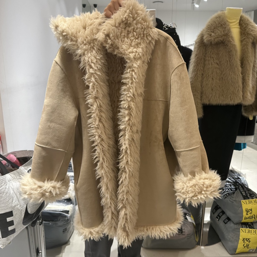 NEROLI 36東大門㊣代購女裝新款真品25秋冬短款大衣里外穿NEROLI 36短款大衣