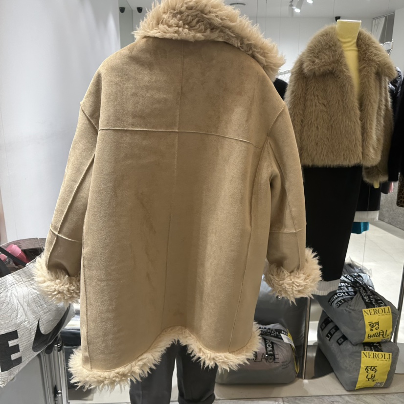 NEROLI 36東大門㊣代購女裝新款真品25秋冬短款大衣里外穿NEROLI 36短款大衣