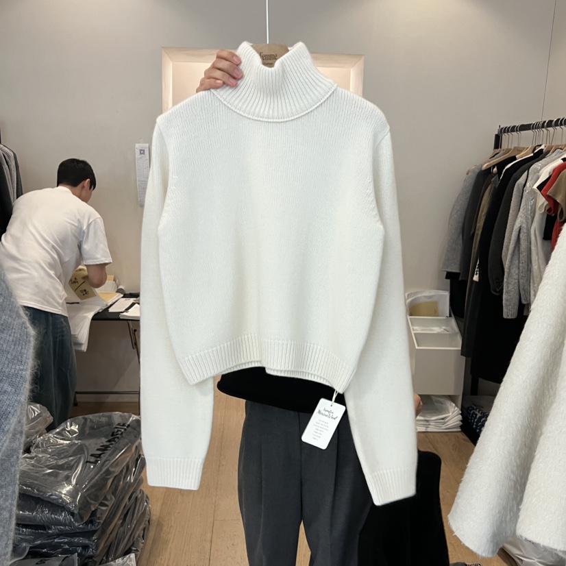 LA MAGIE FEMME韓國代購㊣女士新品休閑時尚25秋冬針織衫Lamagie Femme針織衫圖色4