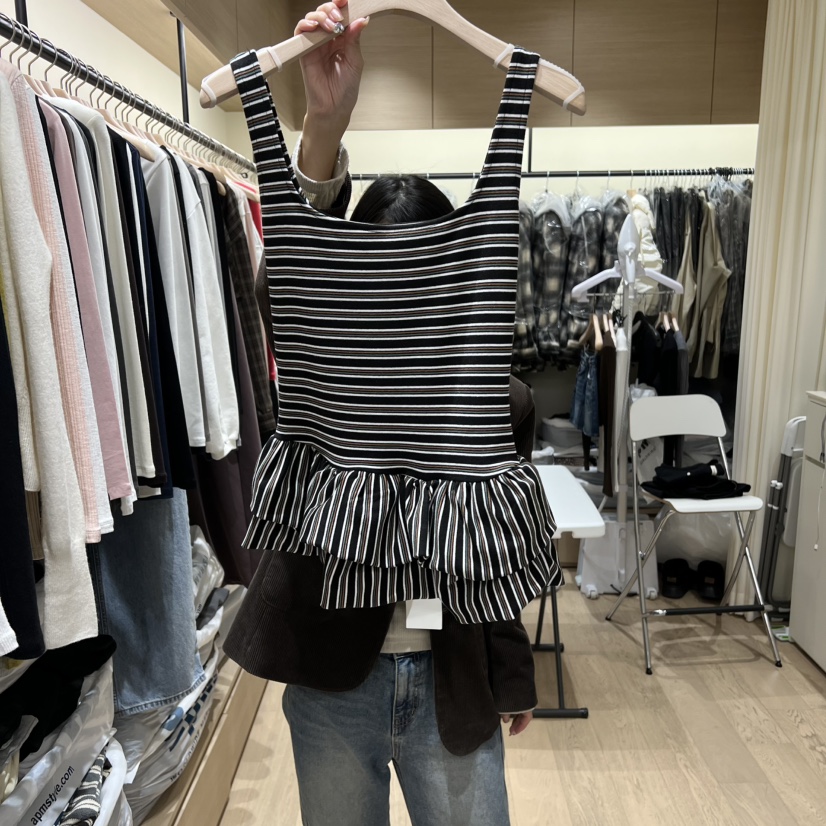 MEMOIRE東大門㊣直郵女裝新品熱賣25秋冬真品人氣推薦吊帶背心MEMOIRE吊帶/背心圖色1