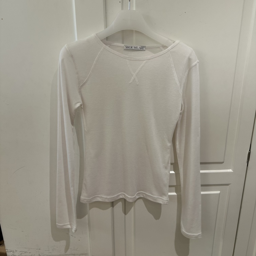 WE ARE/WELOVER韓國直郵㊣女士新品時尚真品職業25秋冬長袖T恤SHOP_WE ARE長袖T恤圖色1