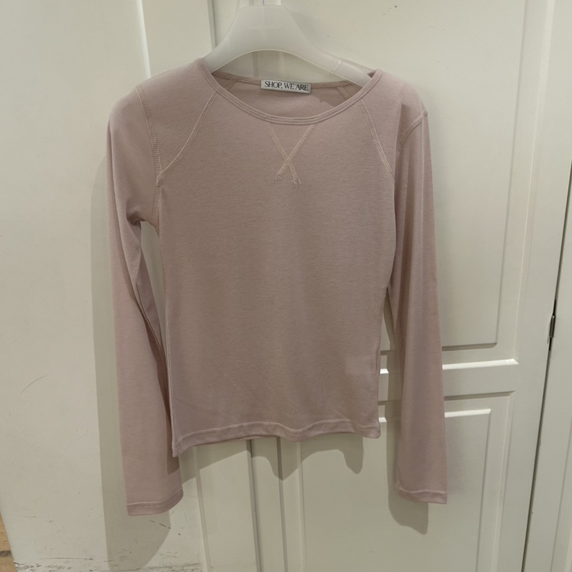 WE ARE/WELOVER韓國直郵㊣女士新品時尚真品職業25秋冬長袖T恤SHOP_WE ARE長袖T恤圖色2