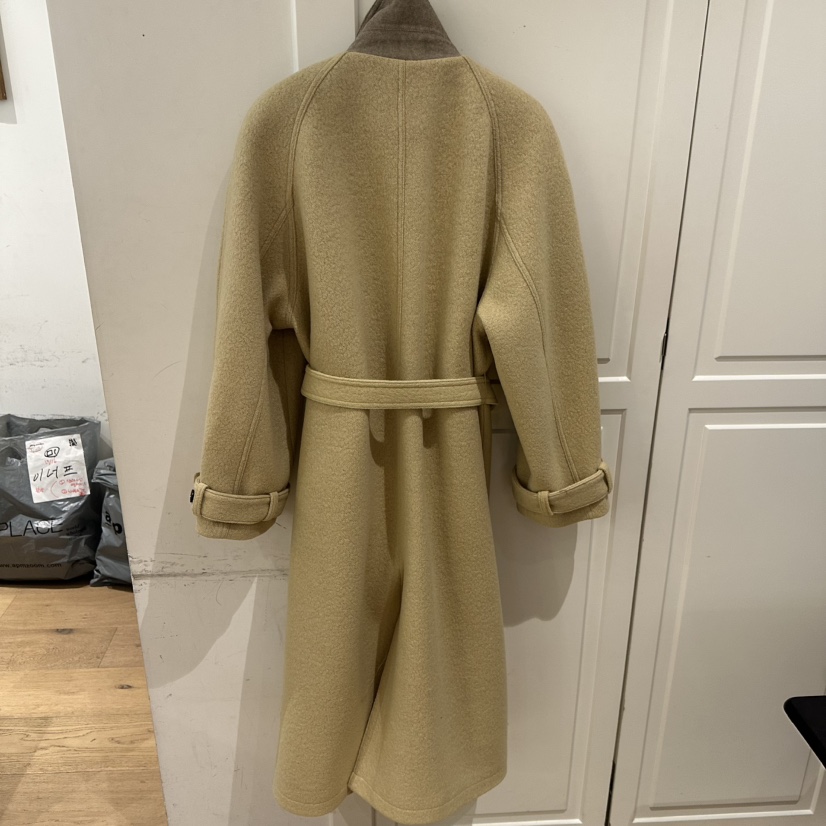 WE ARE/WELOVER東大門㊣代購女士新款熱賣中長款大衣含腰帶SHOP_WE ARE中長款大衣