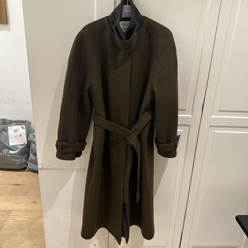 WE ARE/WELOVER東大門㊣代購女士新款熱賣中長款大衣含腰帶SHOP_WE ARE中長款大衣圖色2