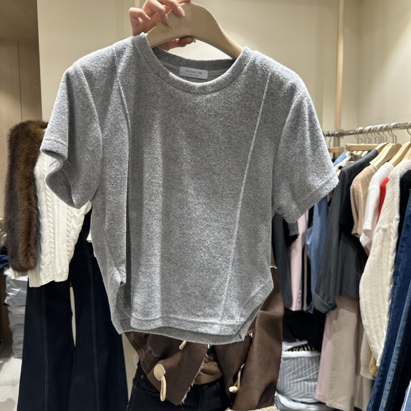 VINTAGE VIBE東大門㊣直郵女士新品人氣25秋冬休閑熱賣T恤VINTAGE VIBET恤圖色2