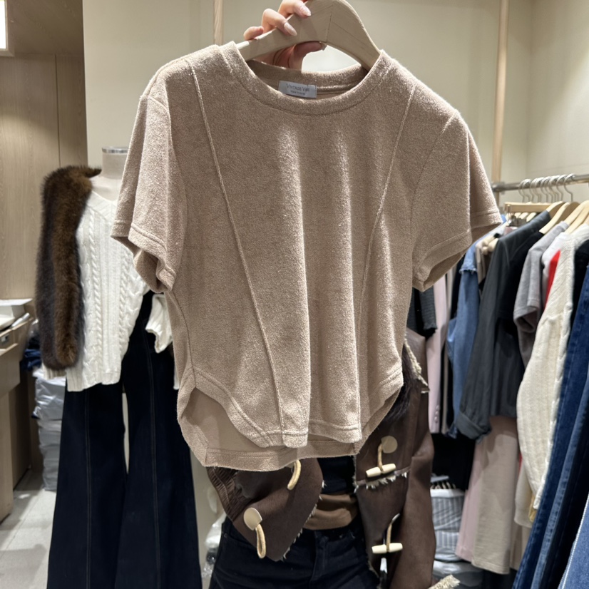 VINTAGE VIBE東大門㊣直郵女士新品人氣25秋冬休閑熱賣T恤VINTAGE VIBET恤圖色3