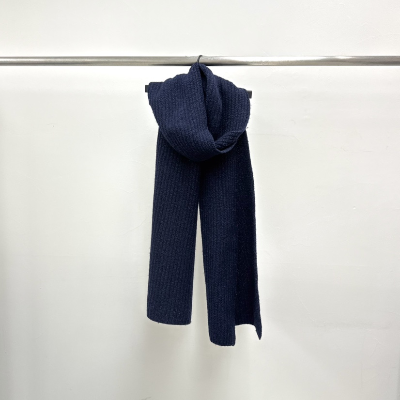 RIVER韓國直郵㊣女裝新品人氣推薦休閑時尚職業熱賣圍巾披肩WATER/RIVER圍巾/披肩圖色2深藍色